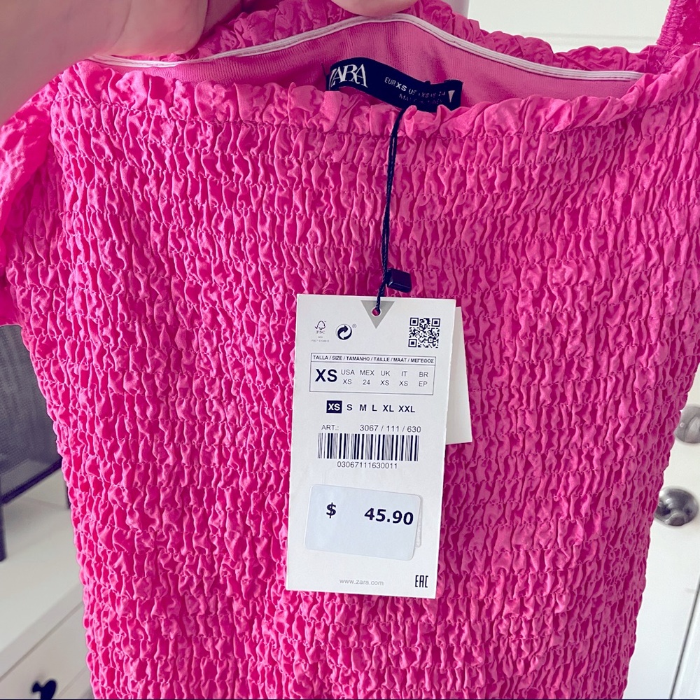 Zara Ruffled Mini Dress - Picture 5 of 5